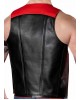 Men Real Leather Bartender Vest Cowhide Bar Waistcoat Open Front Vintage Style, Handmade – Gay Bar Vest, Bar Waistcoat Durability and Style 