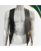 Men Real Leather Bartender Vest Cowhide Bar Waistcoat Open Front Vintage Style, Handmade – Gay Bar Vest, Bar Waistcoat Durability and Style