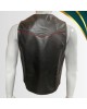 Men Real Leather Bartender Vest Cowhide Bar Waistcoat Open Front Vintage Style, Handmade – Gay Bar Vest, Bar Waistcoat Durability and Style