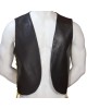 Men Real Leather Bartender Vest Cowhide Bar Waistcoat Open Front Vintage Style, Handmade – Gay Bar Vest, Bar Waistcoat Durability and Style