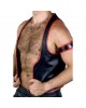 Men Real Leather Bartender Vest Cowhide Bar Waistcoat Open Front Vintage Style, Handmade – Gay Bar Vest, Bar Waistcoat Durability and Style
