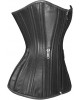 Women Real Leather Corset Overbust Handmade Black Genuine Leather Corset, Heavy Duty Steel Boned Waist Gothic Luxury and Stylish