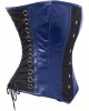 Women Real Leather Corset Overbust Handmade Black Genuine Leather Corset, Heavy Duty Steel Boned Waist Gothic Luxury and Stylish