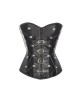 Women Real Leather Corset Overbust Handmade Black Genuine Leather Corset, Heavy Duty Steel Boned Waist Gothic Luxury and Stylish