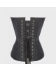 Women Real Leather Corset Overbust Handmade Black Genuine Leather Corset, Heavy Duty Steel Boned Waist Gothic Luxury and Stylish