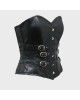 Women Real Leather Corset Overbust Handmade Black Genuine Leather Corset, Heavy Duty Steel Boned Waist Gothic Luxury and Stylish
