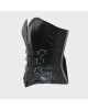 Women Real Leather Corset Overbust Handmade Black Genuine Leather Corset, Heavy Duty Steel Boned Waist Gothic Luxury and Stylish