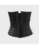 Women Real Leather Corset Overbust Handmade Black Genuine Leather Corset, Heavy Duty Steel Boned Waist Gothic Luxury and Stylish