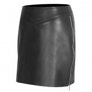 Super Soft Classic Leather Skirt Premium Quality Genuine Leather Skirt, Luxury with Our Handmade Leather Skirt, Black, Women