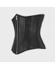 Women Real Leather Corset Underbust Handmade Black Genuine Leather Corset, Heavy Duty Steel Boned Waist Gothic Luxury and Stylish