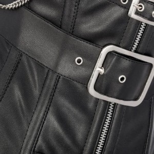 Women Real Leather Corset Underbust Handmade Black Genuine Leather Corset, Heavy Duty Steel Boned Waist Gothic Luxury and Stylish