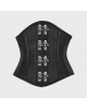 Women Real Leather Corset Underbust Handmade Black Genuine Leather Corset, Heavy Duty Steel Boned Waist Gothic Luxury and Stylish