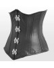 Women Real Leather Corset Underbust Handmade Black Genuine Leather Corset, Heavy Duty Steel Boned Waist Gothic Luxury and Stylish