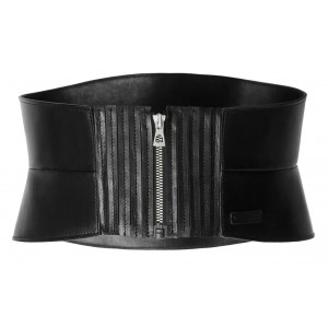 Women Real Leather Corset Underbust Handmade Black Genuine Leather Corset, Heavy Duty Steel Boned Waist Gothic Luxury and Stylish