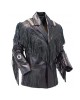 Men's Western Fashion Cowboy Real Leather Jacket Native American Wears Fringed & Beaded Jacket 